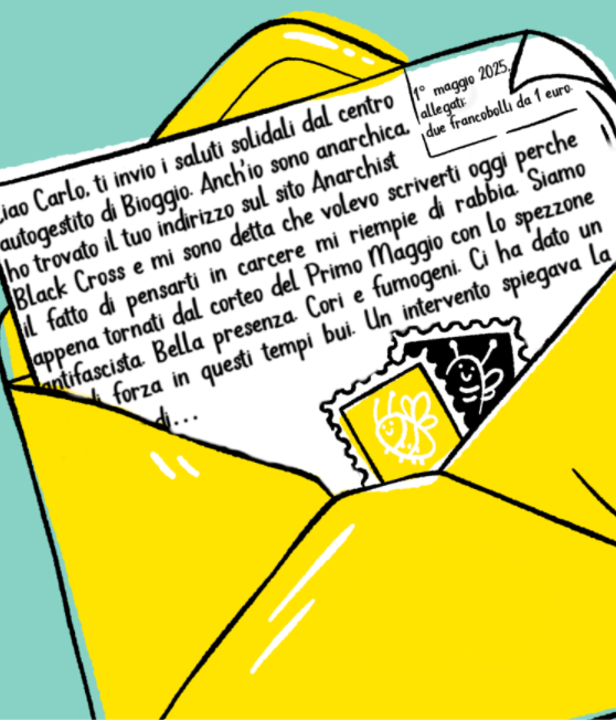 Nell'autunno del 2021, il collettivo anarchico “molly” di Salisburgo, in Germania, ha pubblicato un'ottima guida per scrivere lettere ai detenuti in carcere. Pubblichiamo qui la sua versione in italiano.